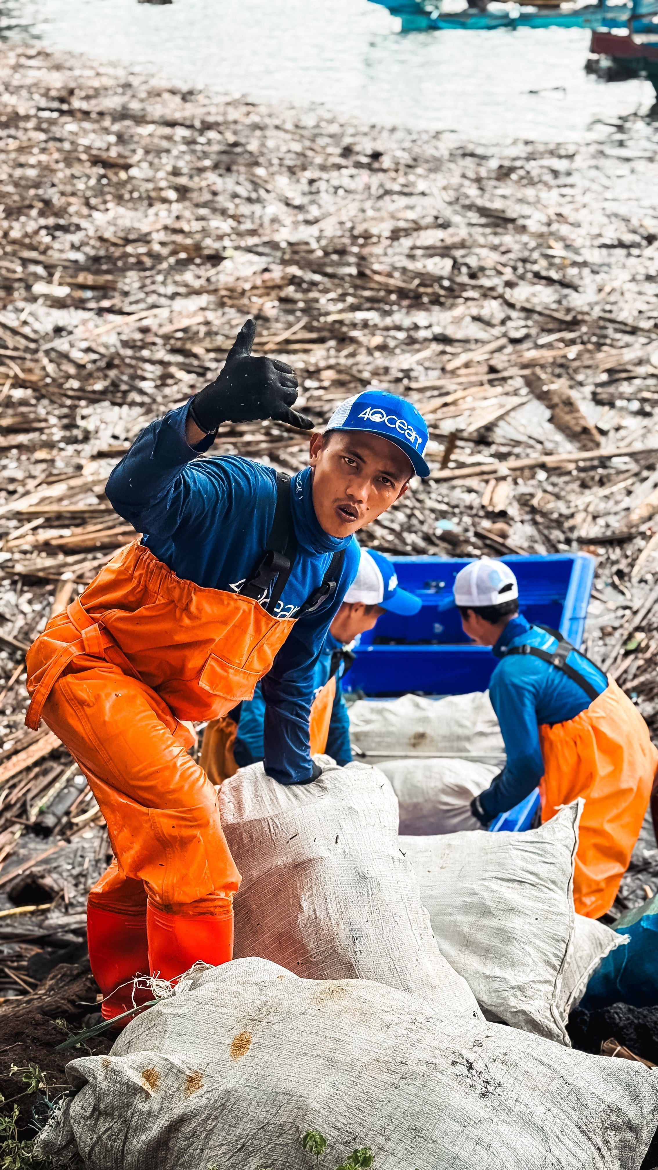 Tidal Flood and Trash Crisis: 4ocean’s Mission to Respond Along Indonesia’s Coast