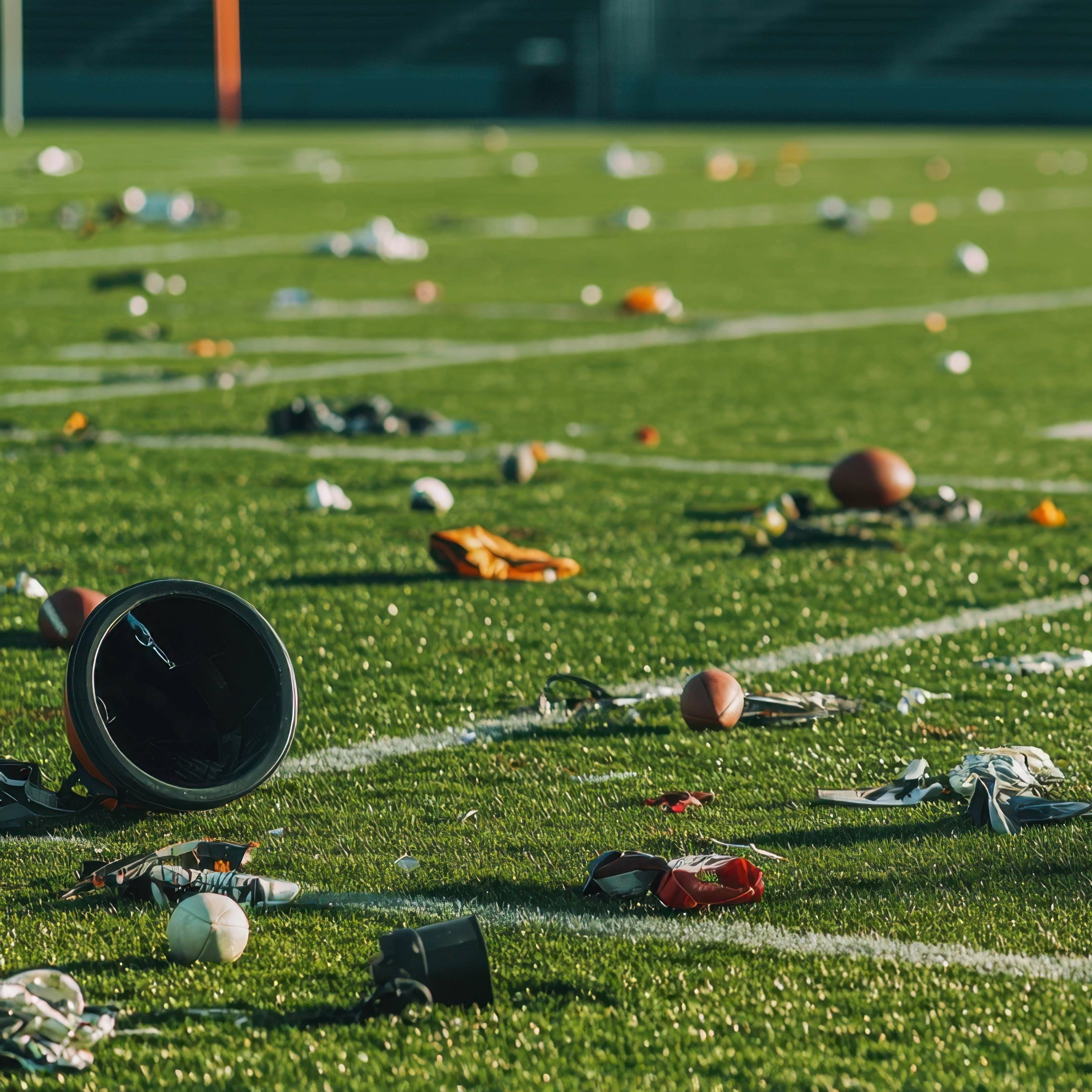 The Hidden Plastic Footprint of Professional Sports