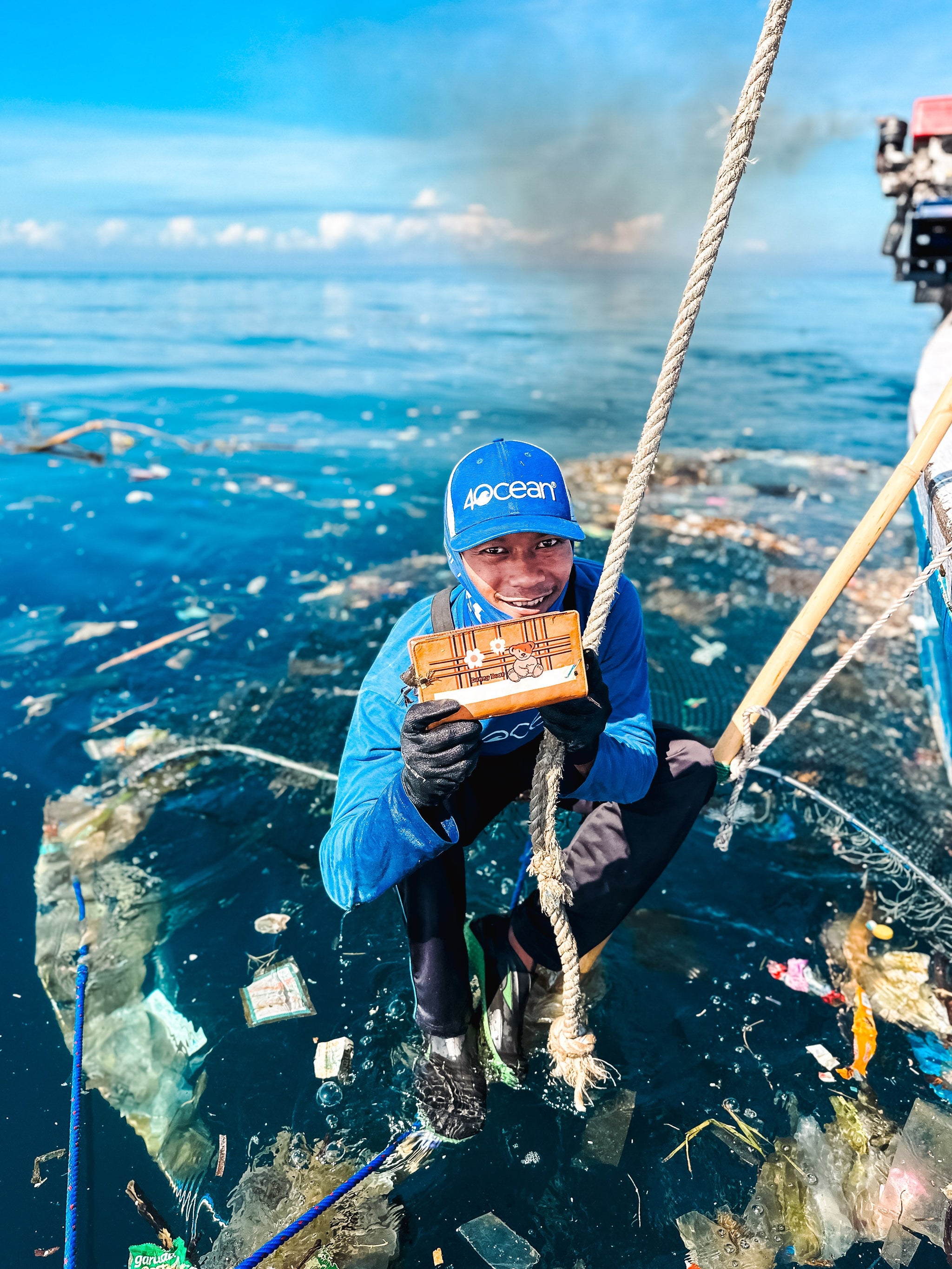 Trapped Beneath the Waves: A Massive Cleanup in Candikusuma