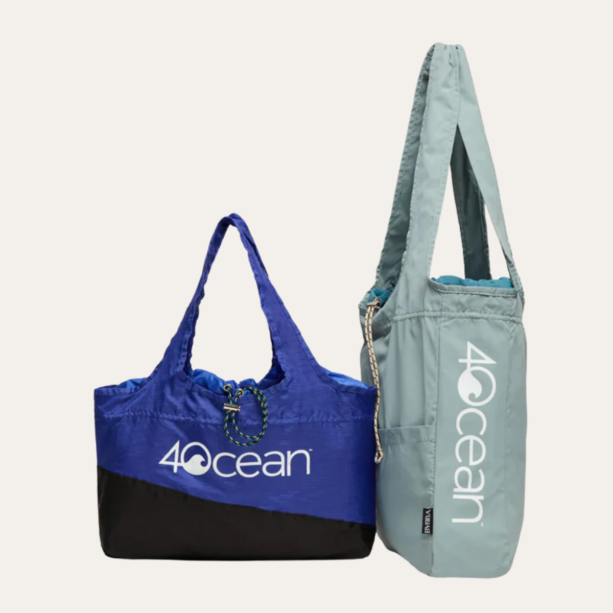 BYBBA x 4OCEAN THE LITTLE SUR PACKABLE TOTE BAG / ULTRA MARINE
