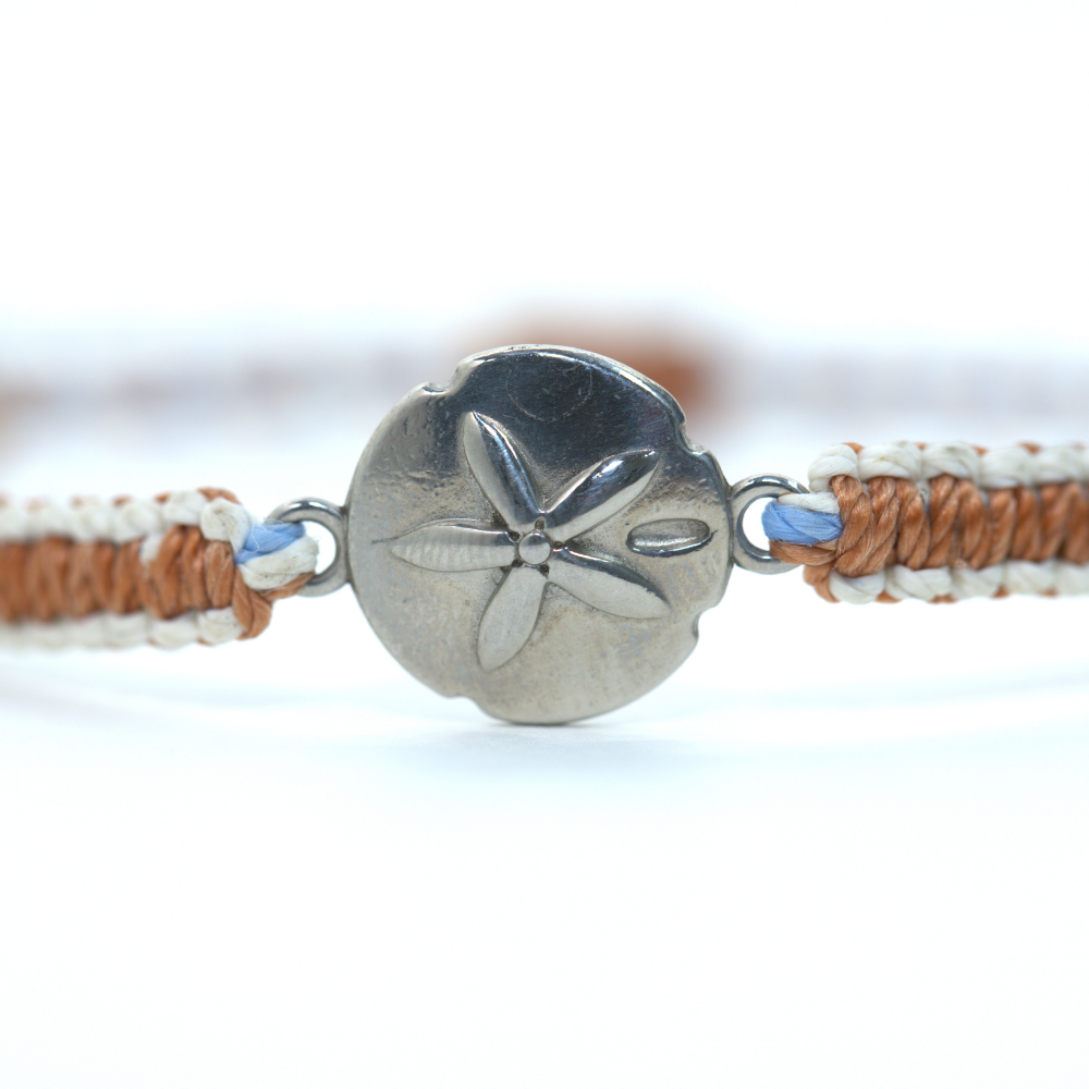Respect the Locals Sand Dollar Bracelet