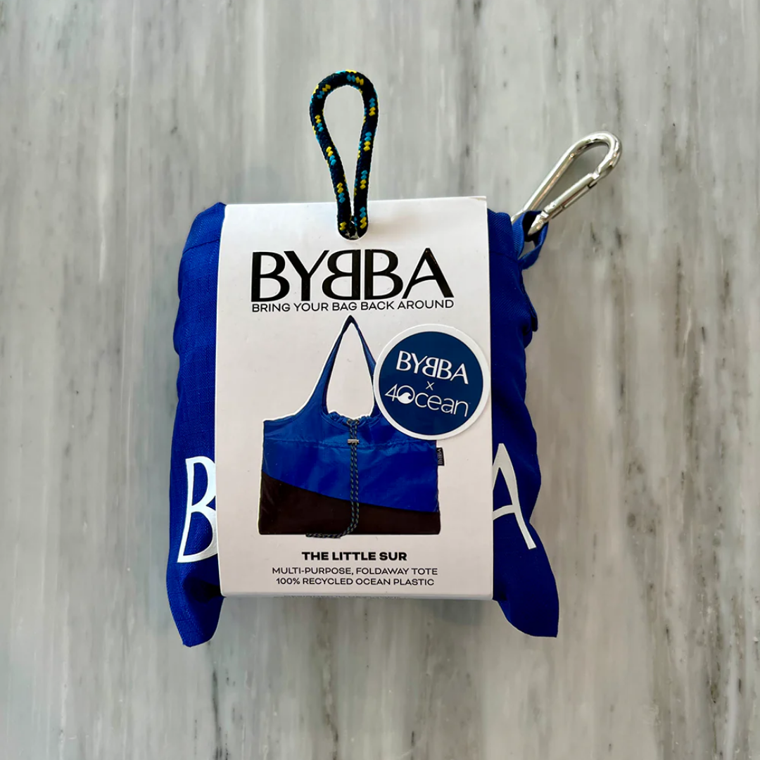 BYBBA x 4OCEAN THE LITTLE SUR PACKABLE TOTE BAG / ULTRA MARINE