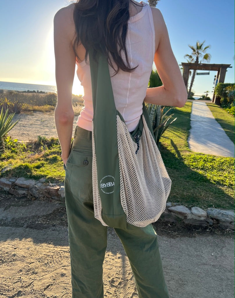 BYBBA THE NET.ZERO MARKET BAG // RUST