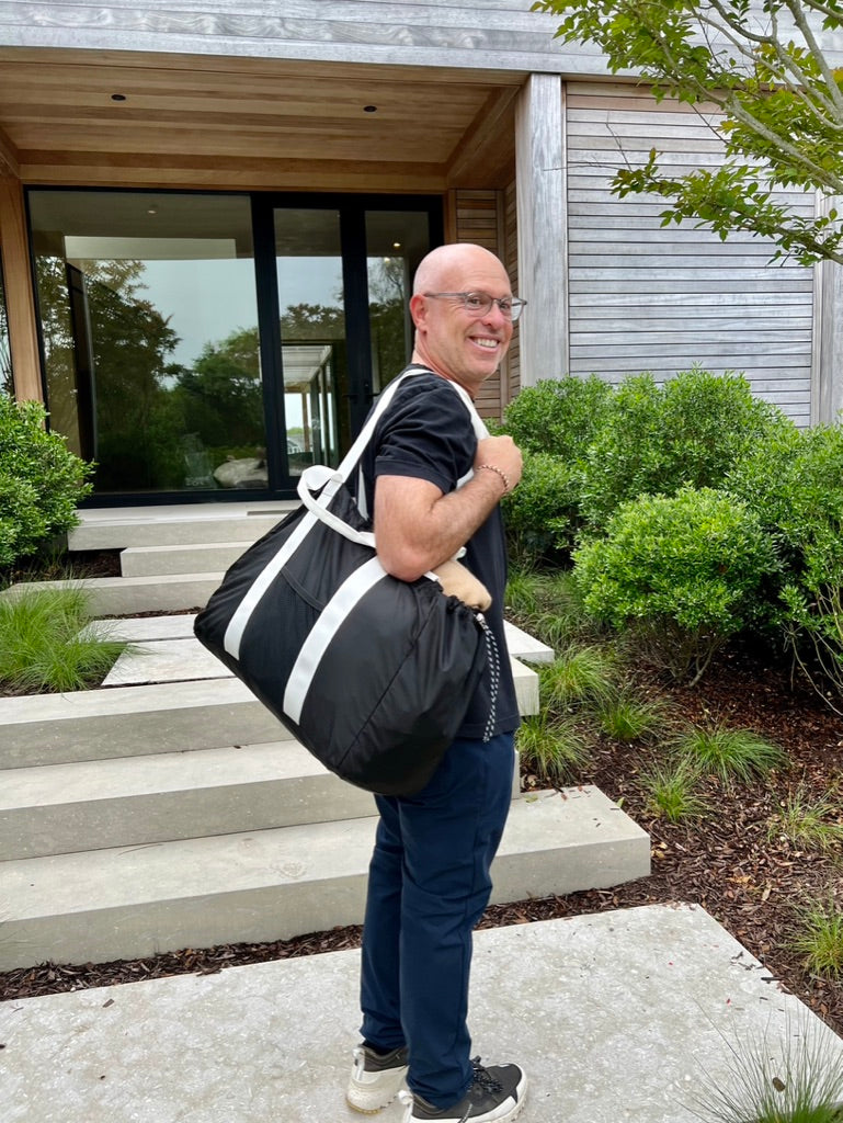 BYBBA THE BONDI FOLDAWAY TOTE BAG // PENGUIN