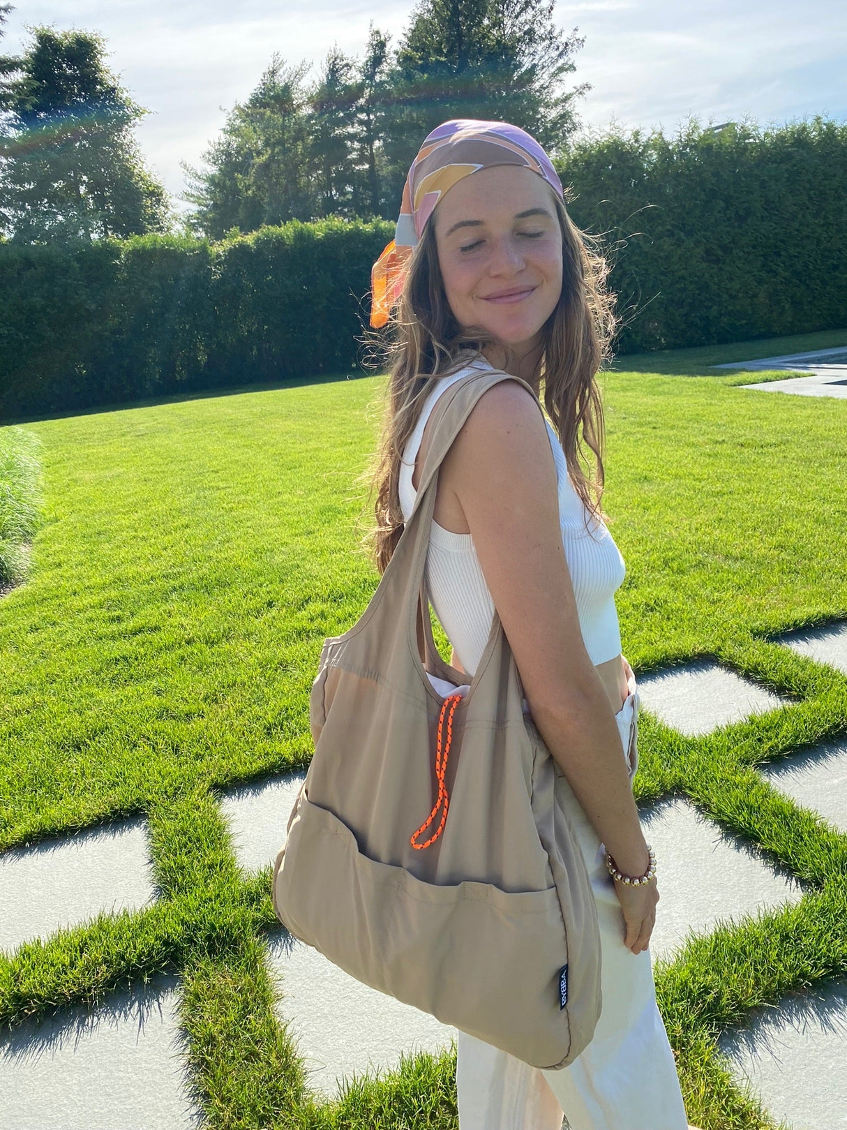 BYBBA THE BALOS MARKET BAG // SAND DUNE