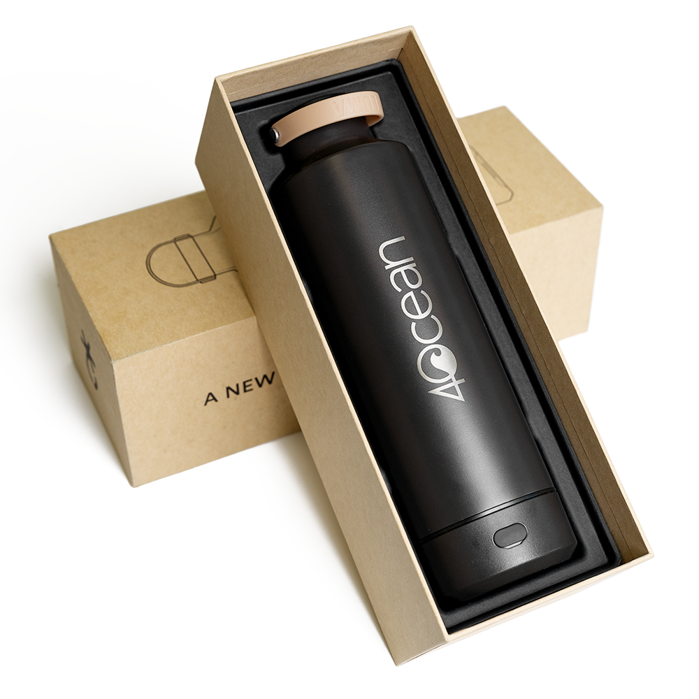 Luma x 4ocean Stainless Steel UV-C Filtration Water Bottle 20 fl oz