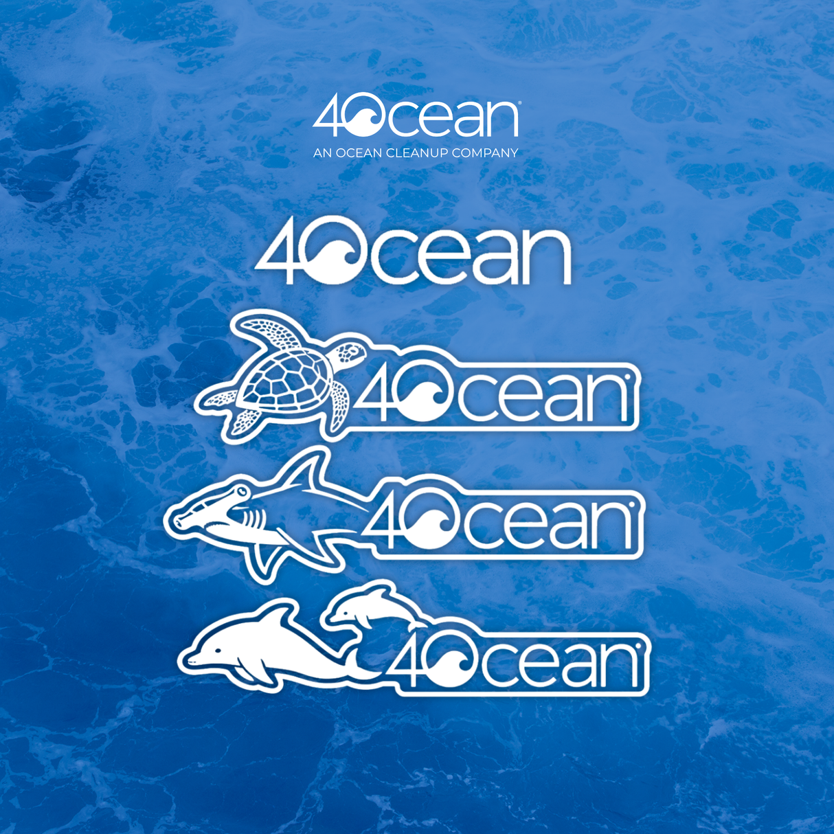4ocean Animal Heroes Sticker Pack