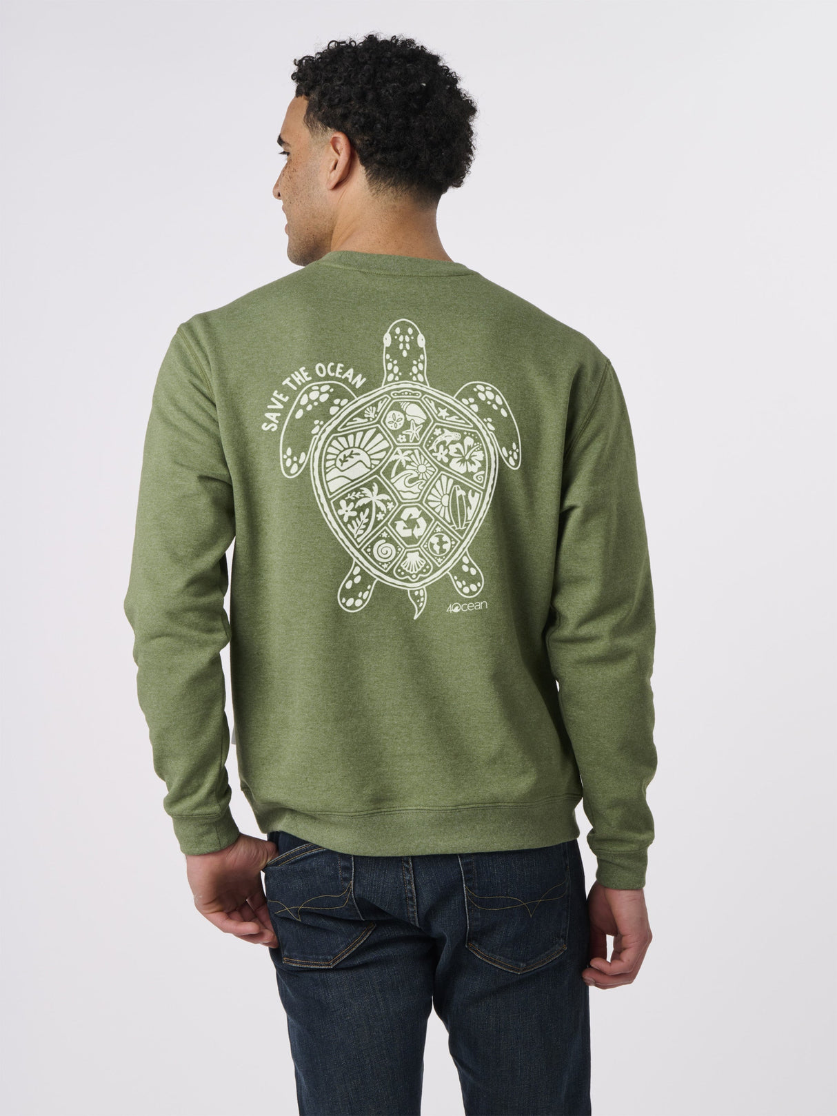 Save the Ocean Unisex Crew Fleece Sweatshirt