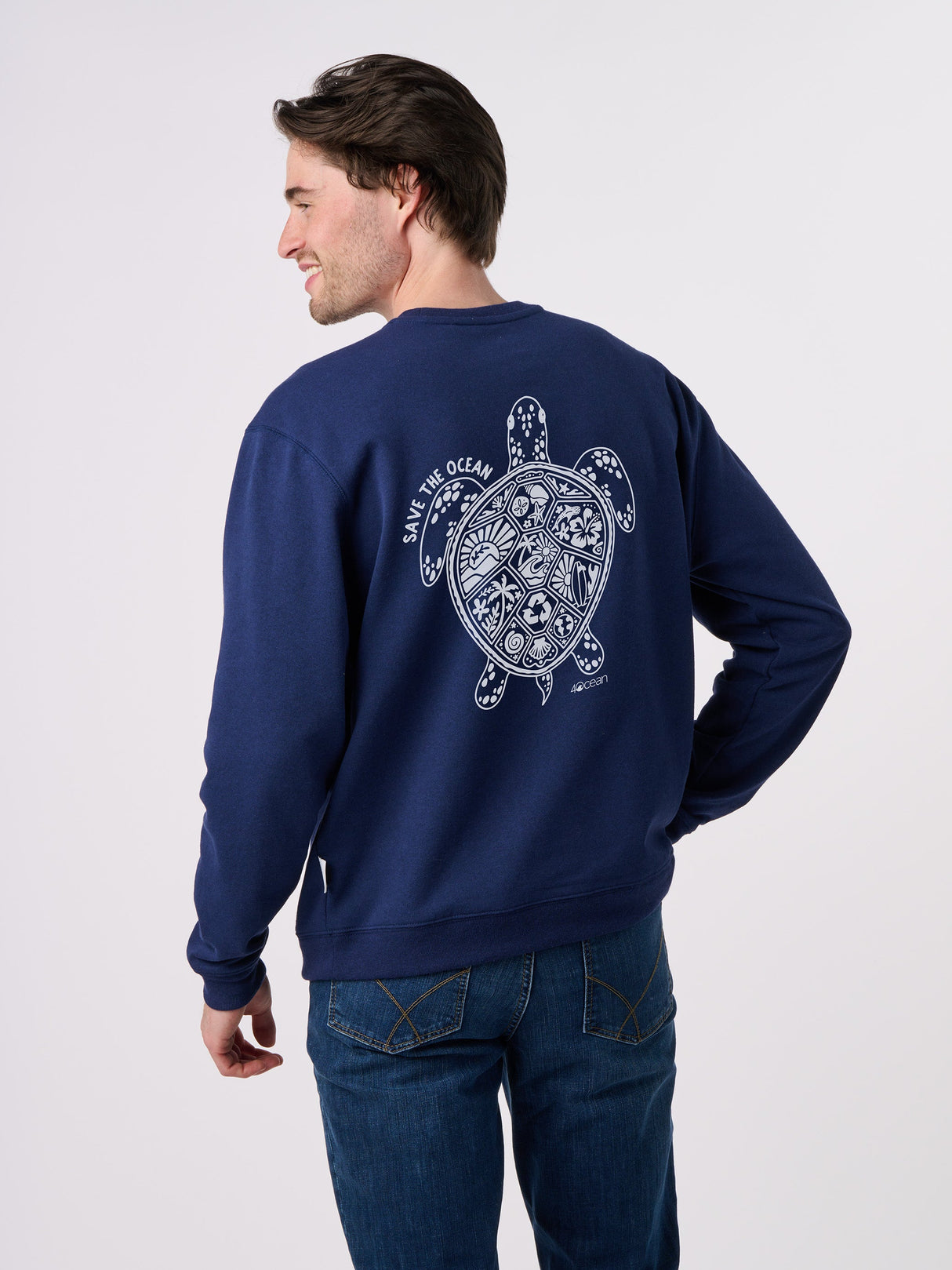 Save the Ocean Unisex Crew Fleece Sweatshirt