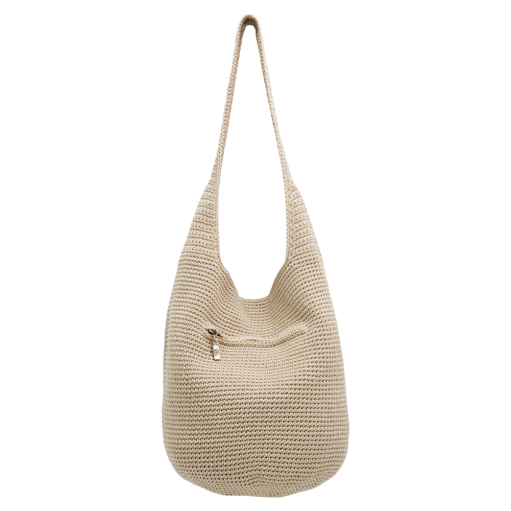 Sakroots x 4ocean Crochet Hobo Bag with Sea Turtle Embroidery