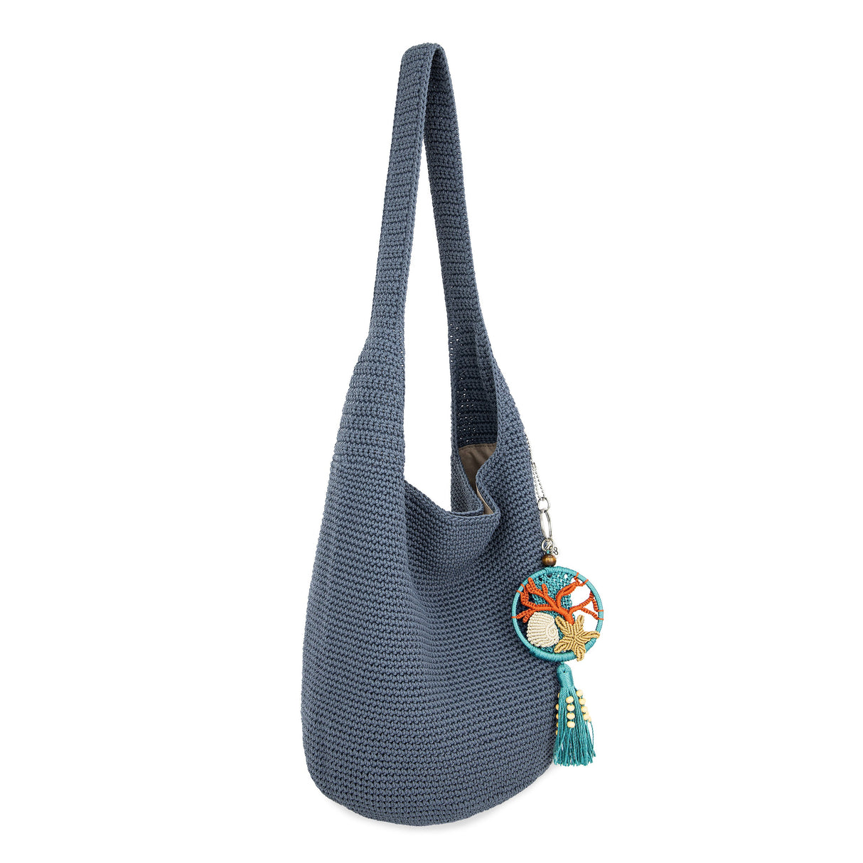 Sakroots x 4ocean Crochet Hobo Bag with Critter Keychain