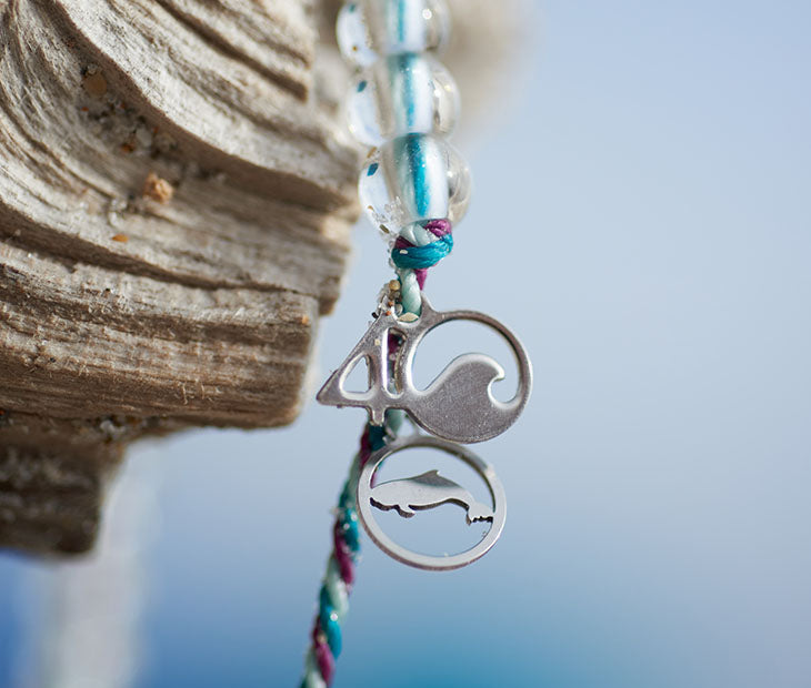 Dwarf Sperm Whale Vintage Beaded Bracelet