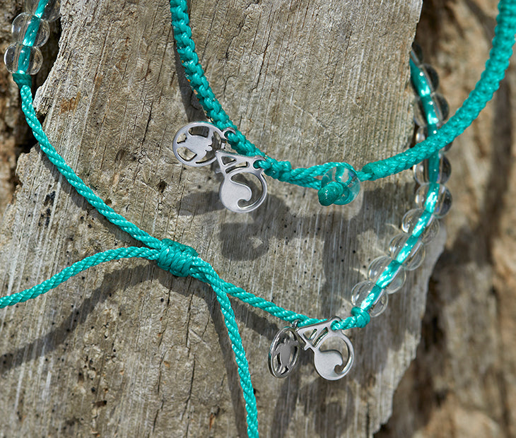 Hawksbill Sea Turtle Braided Bracelet - 4ocean