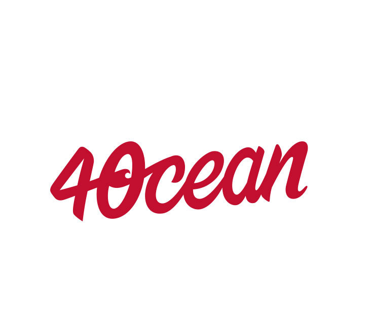 4ocean logo script sticker