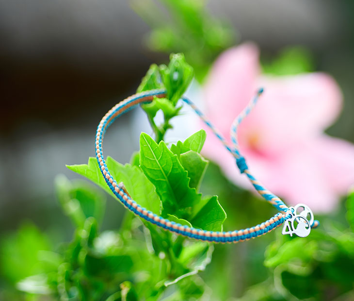 Parrotfish Braided Bracelet