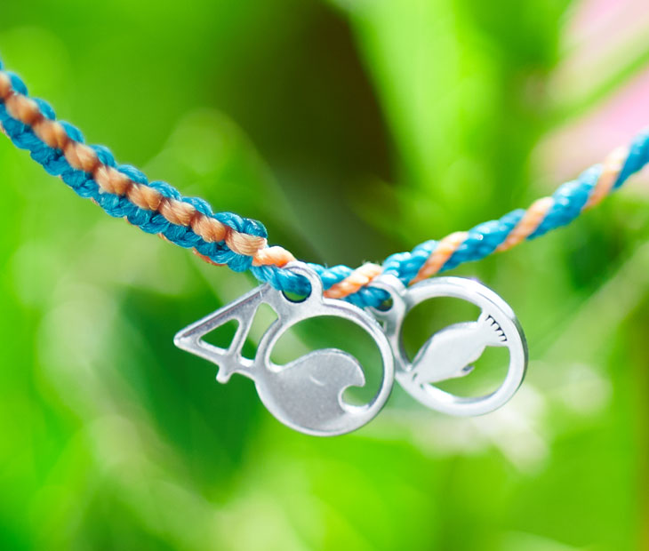 Parrotfish Braided Bracelet