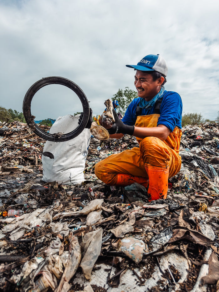 Turning the Tide on Waste: A Cleanup Mission Near Samblong River