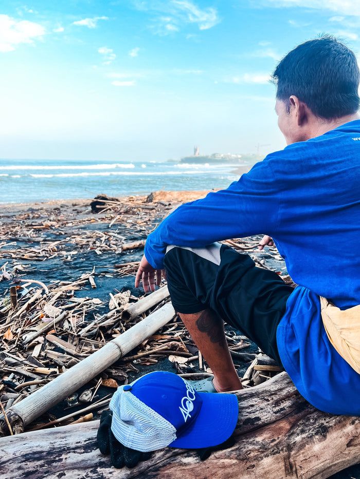 A Battle Against Plastic Pollution on a Stunning Shoreline