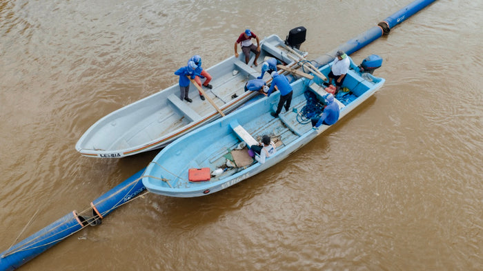 Rio Motagua Rises 10 Feet, Containment Boom Floats Downstream | 4ocean Operational Updates