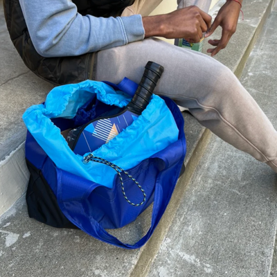 THE LITTLE SUR PACKABLE TOTE BAG / ULTRA MARINE