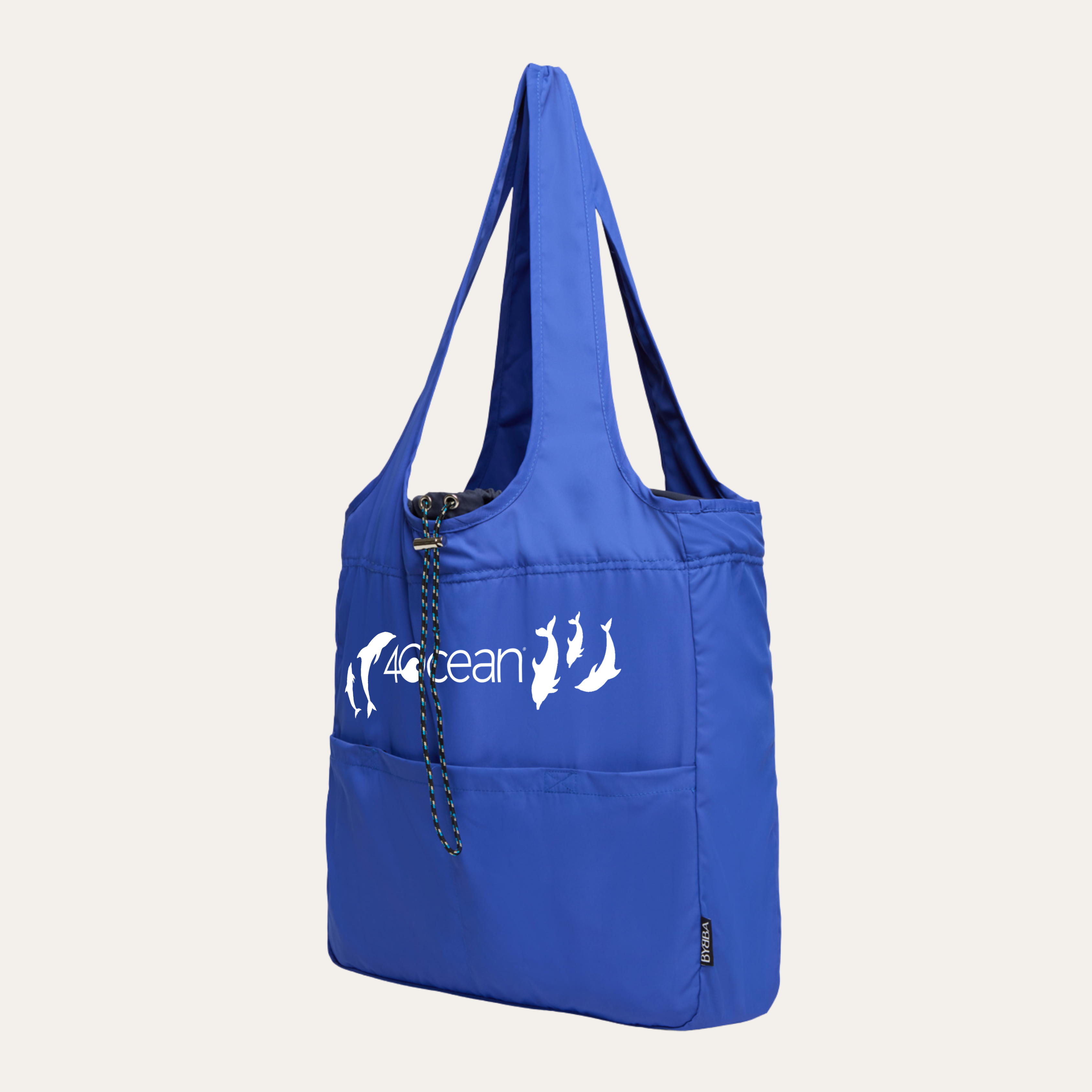 4ocean x BYBBA BALOS PACKABLE DOLPHIN TOTE BAG