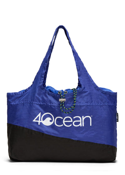 BYBBA x 4ocean THE LITTLE SUR FOLDAWAY BAG //ULTRA MARINE