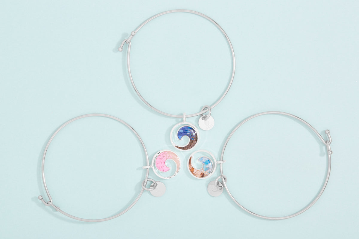 Dune x 4ocean Bali Wave Bangle Bracelets