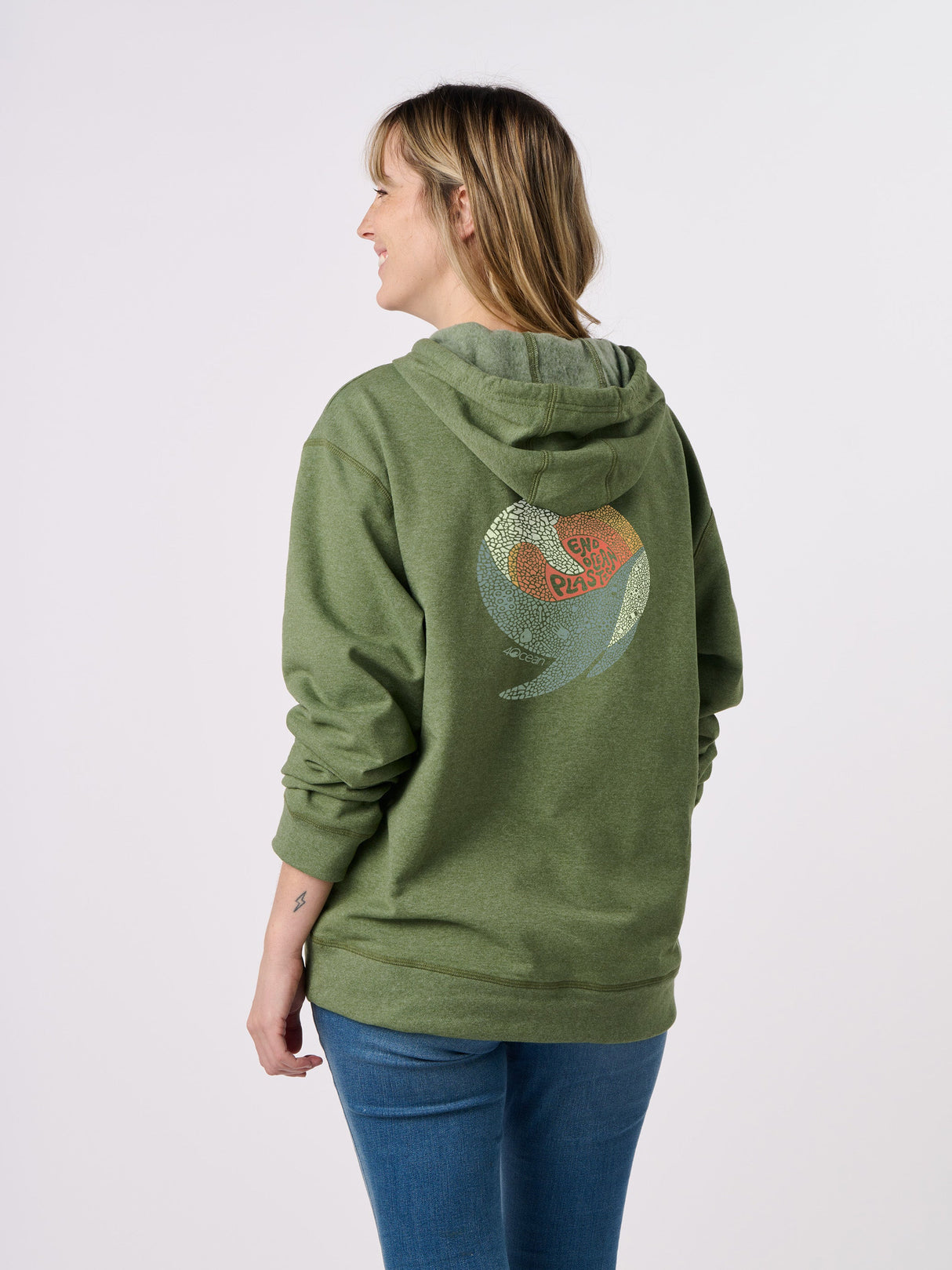 Whale Microplastic Unisex Pullover Hoodie