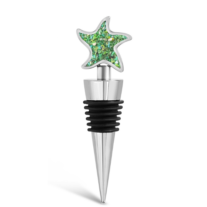 Dune Jewelry x 4ocean Sea Star Wine Stopper - Bali Green