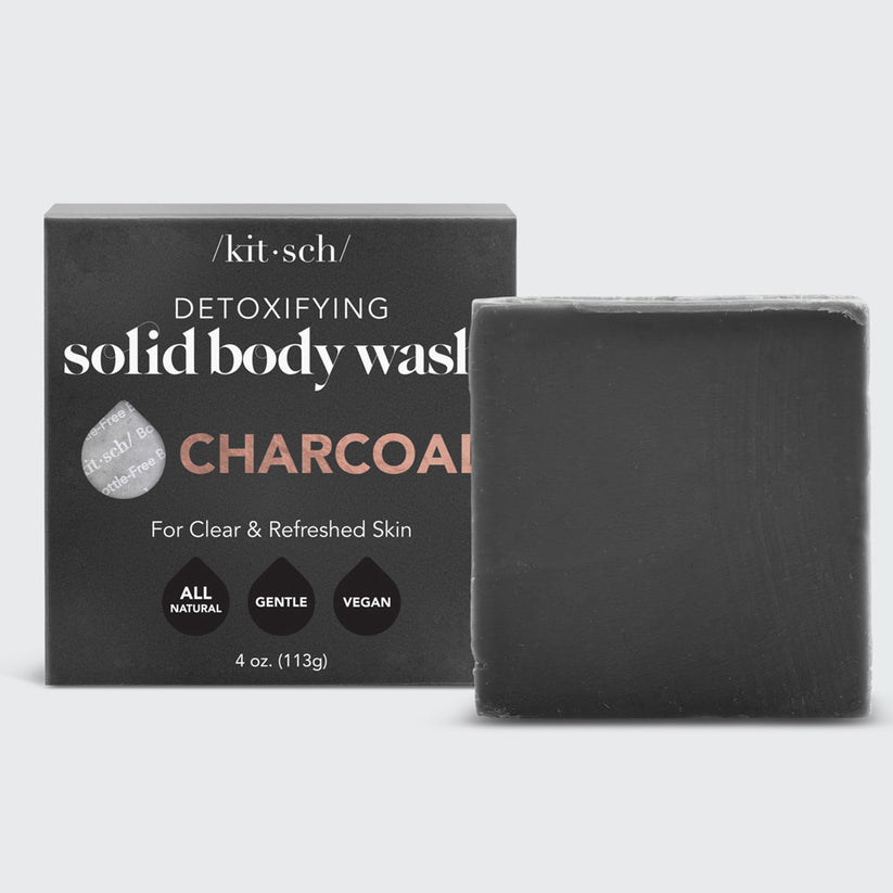 Kitsch Charcoal Detoxifying Body Wash Bar 4ocean