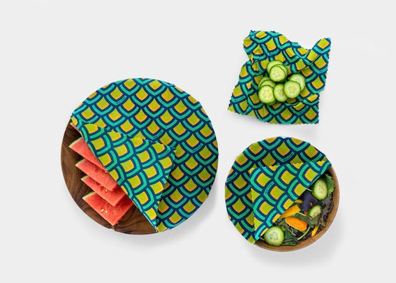 Meli Wraps Beeswax Food Wrap - Scales Print