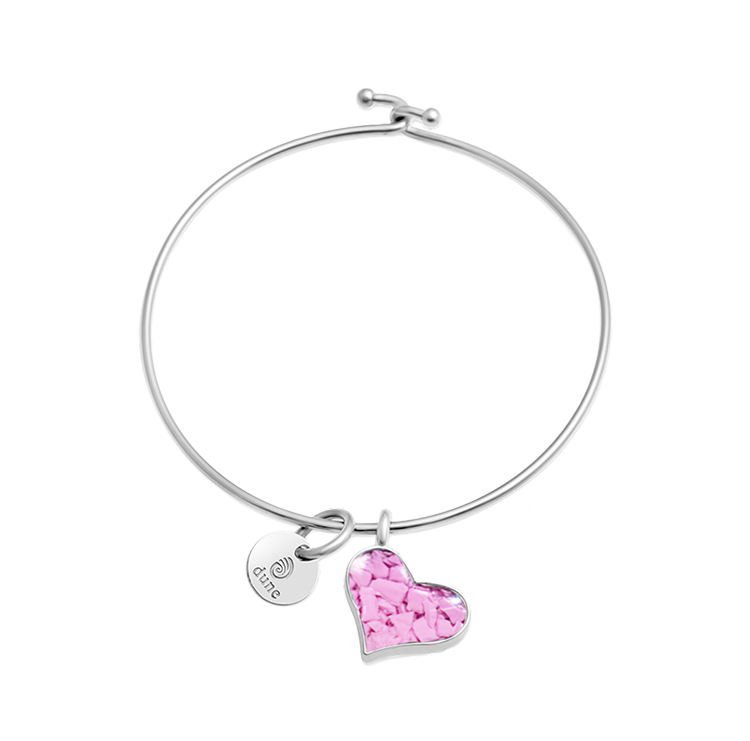 Bangle - Pink Heart