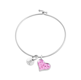Bangle - Pink Heart