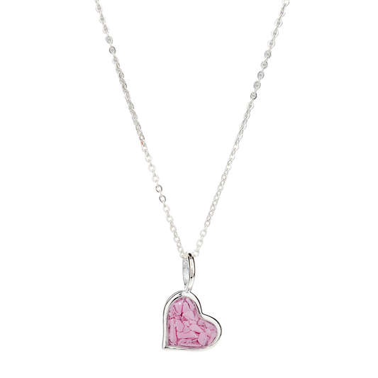 4ocean x Dune  Breast Cancer Awareness Small Heart Necklace