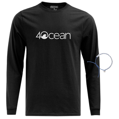 4ocean Logo Long Sleeve Eco T-Shirt Bundle
