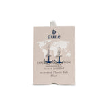 4ocean x Dune Explorer Anchor Earrings with Cubic Zirconia - Silver - Bali Blue