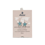 4ocean x Dune Explorer Starfish Earrings - Silver - Hawaii Blue