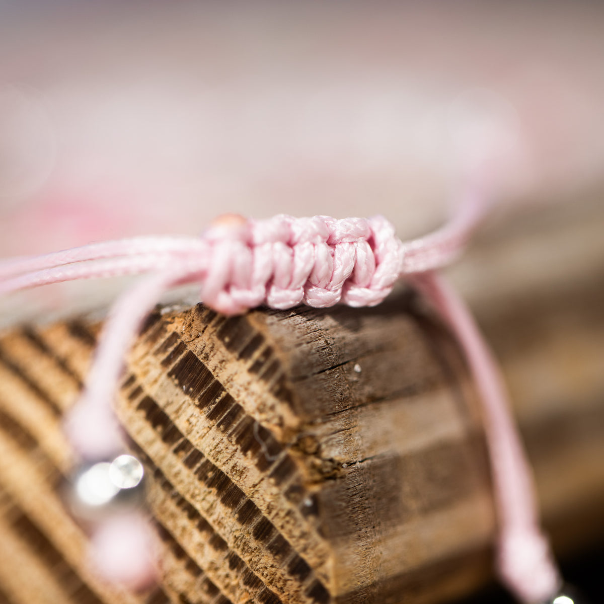 4ocean x Dune Breast Cancer Awareness Bracelet - Rose Quartz
