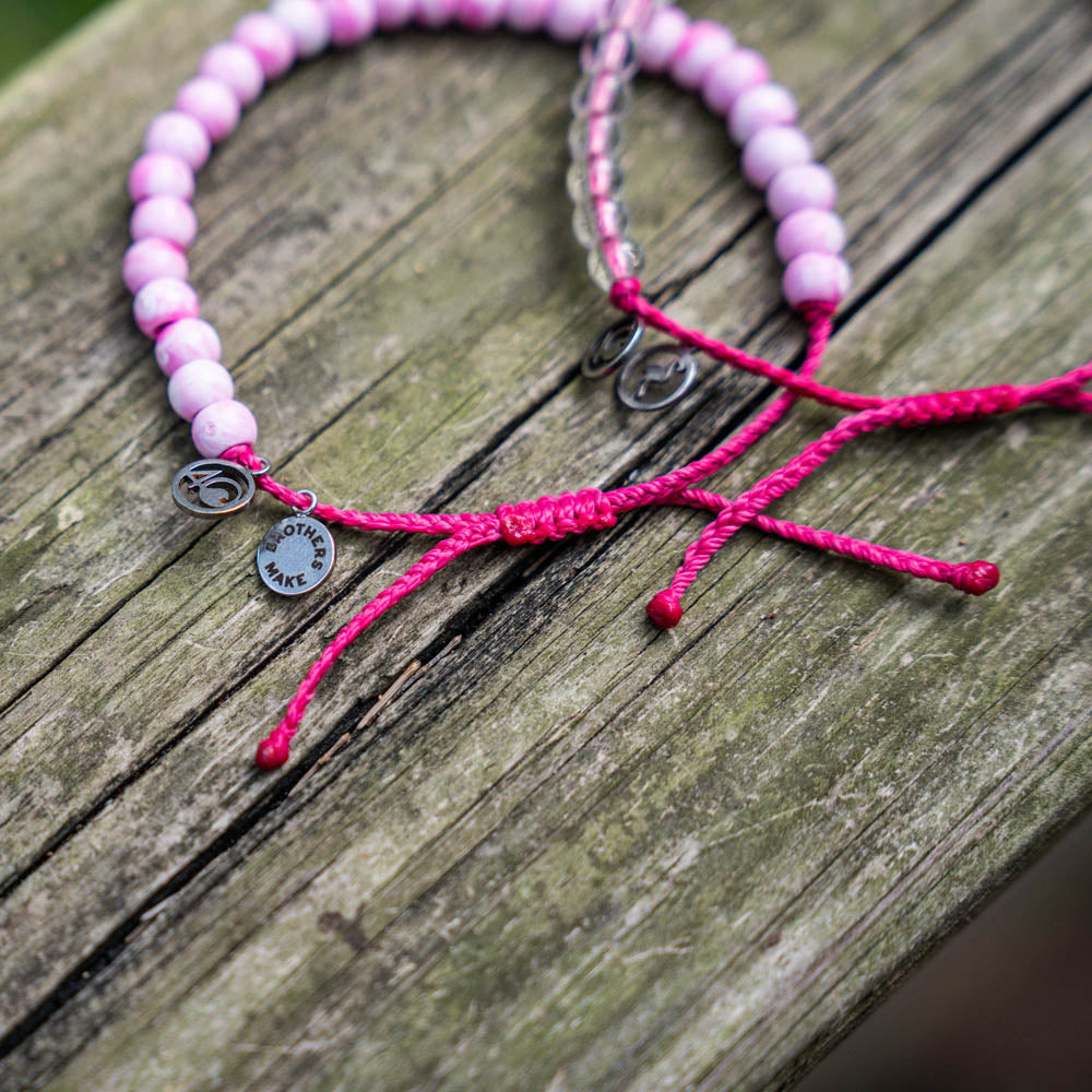 4ocean x Brothers Make Colors of the Seas Collection - Flamingo Pink Stack
