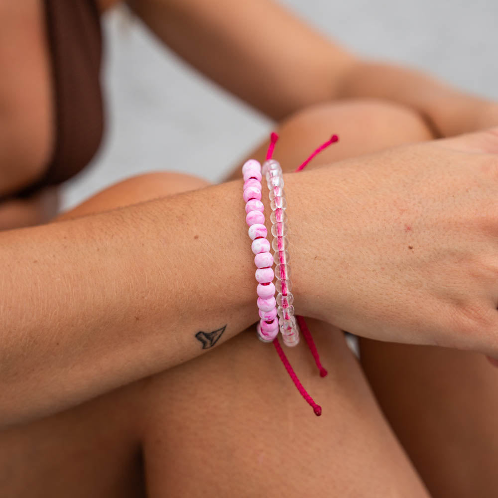 4ocean x Brothers Make Colors of the Seas Collection - Flamingo Pink Stack