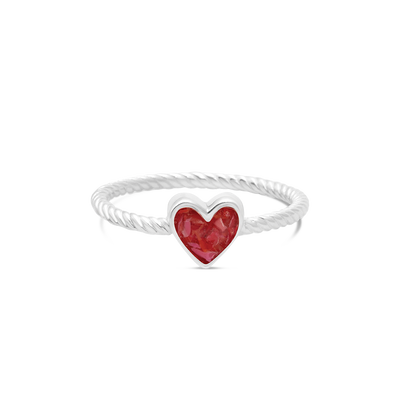 4ocean x Dune Stackable Heart Ring