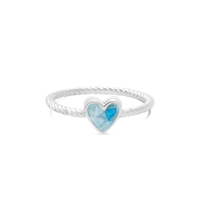 4ocean x Dune Stackable Heart Ring