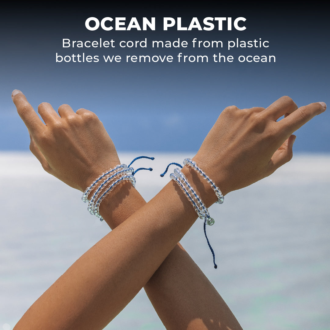 Narrowest Finest Design Recycled Plastic Bracelet - Green