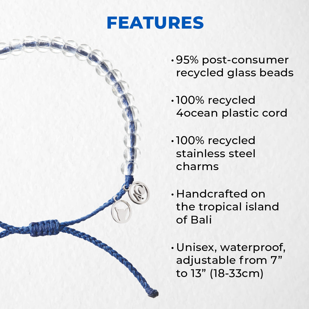 Blue Shark Braided Bracelet – 4ocean