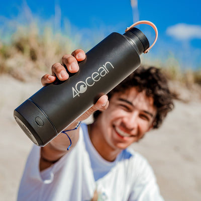 Luma x 4ocean Stainless Steel UV-C Filtration Water Bottle 20 fl oz