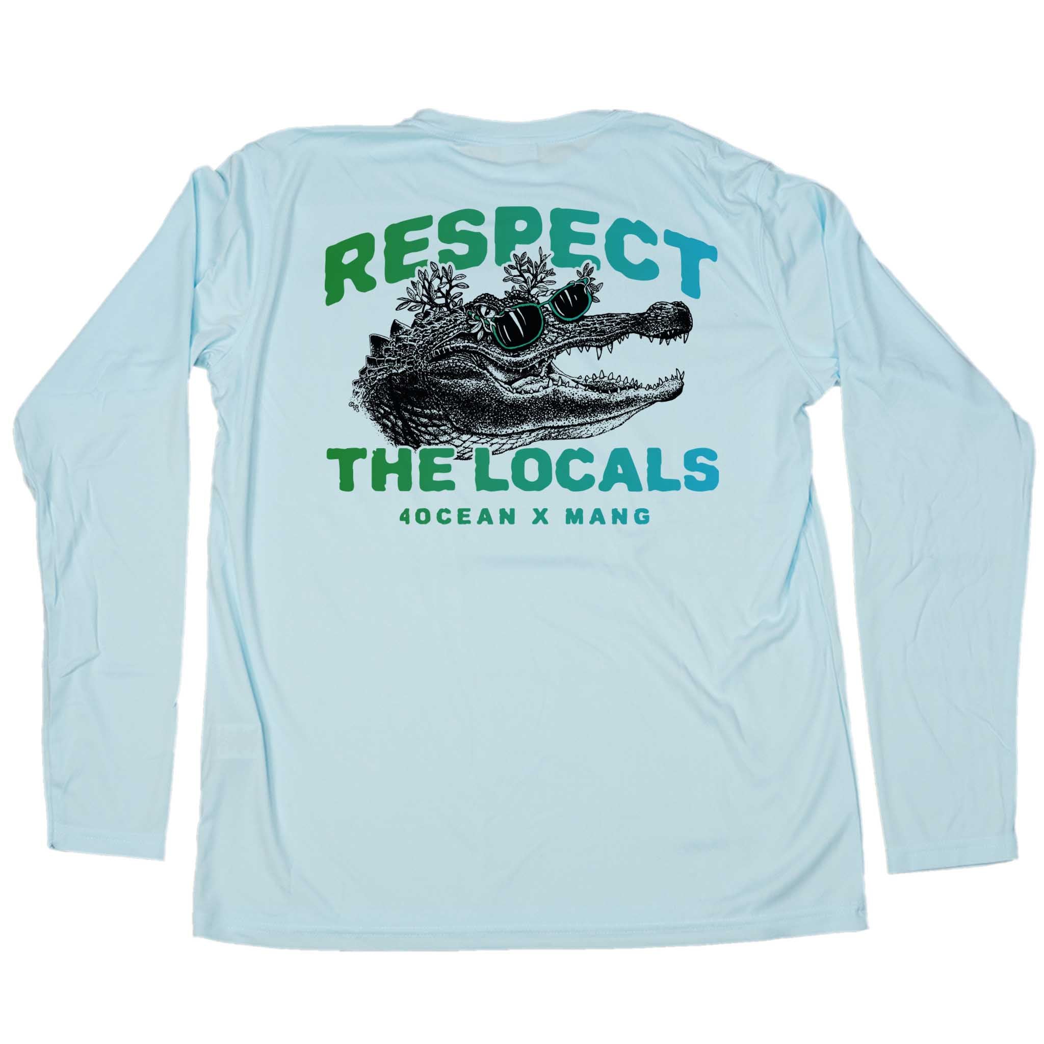 4ocean Respect The Locals Gator Hoodie LS Men's