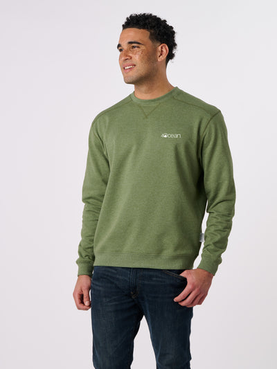 Whale Microplastic Unisex Crew Fleece Sweatshirt