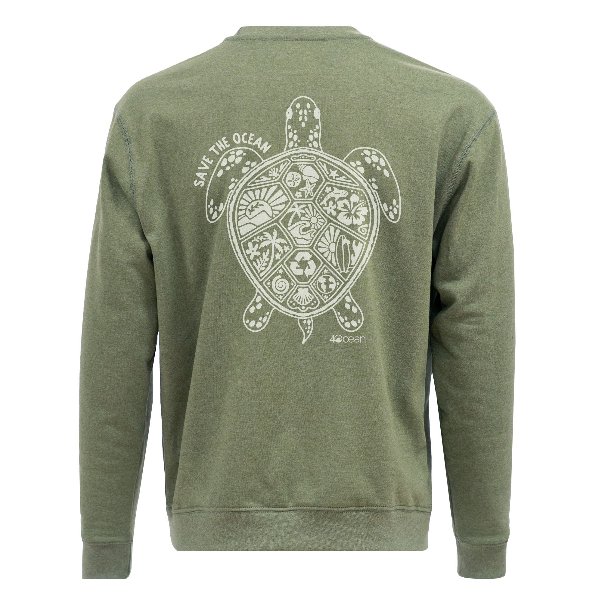 Save the Ocean Unisex Crew Fleece Sweatshirt