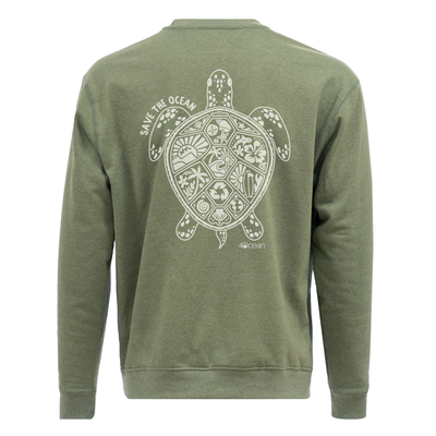 Save the Ocean Unisex Crew Fleece Sweatshirt
