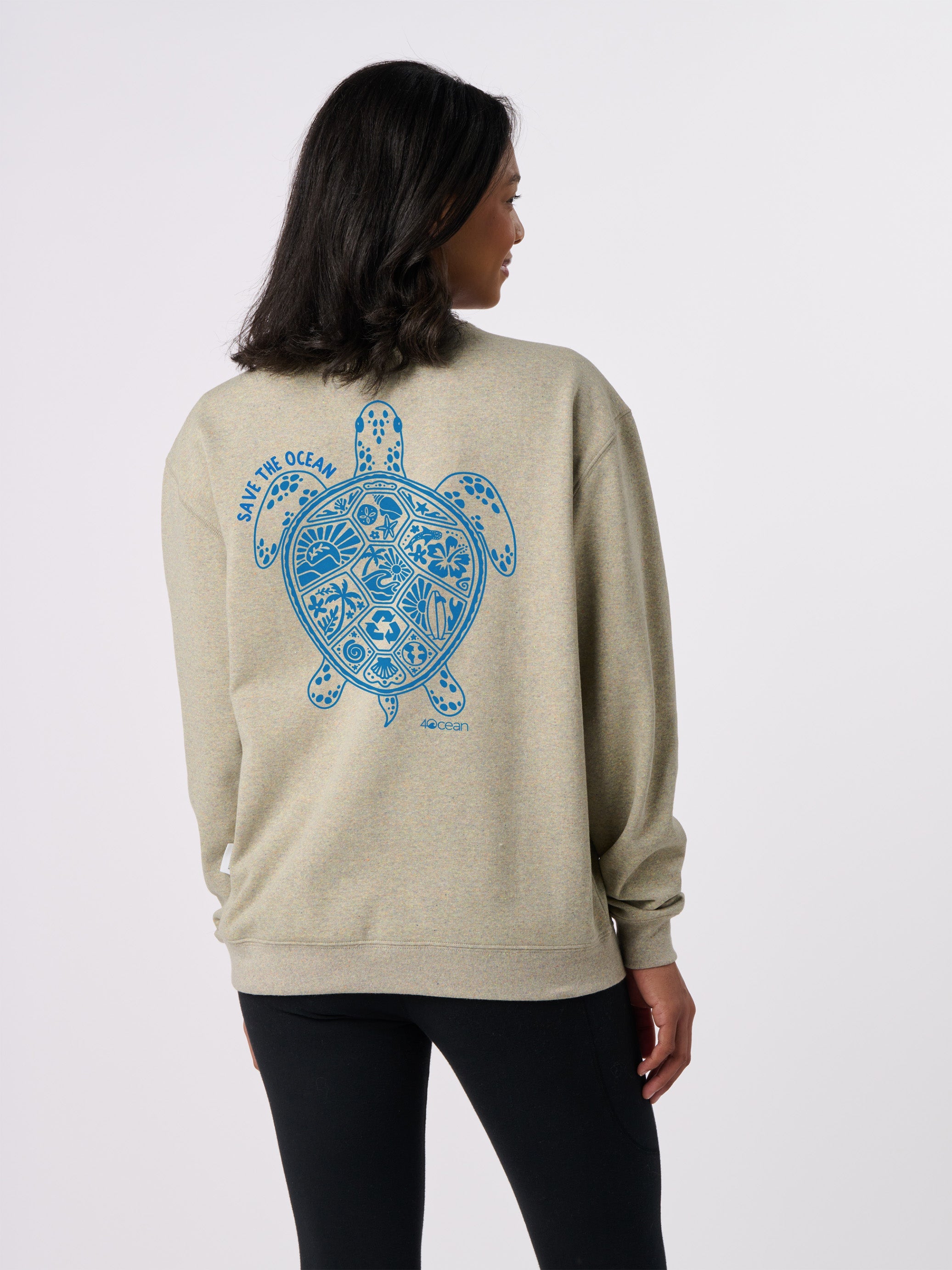 Save the Ocean Unisex Crew Fleece Sweatshirt